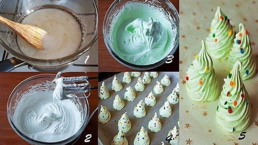 Рецепт безе новогоднего