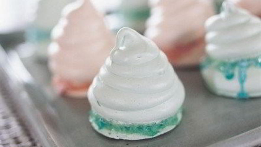 Рецепт безе с мятной карамелью