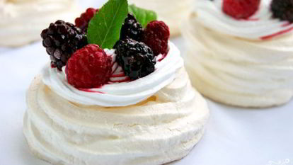 Рецепт Безе с ягодами