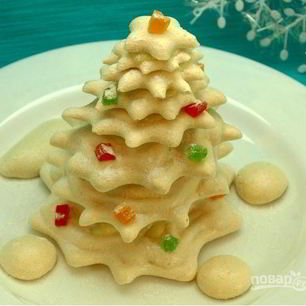 Рецепт Елочки из безе