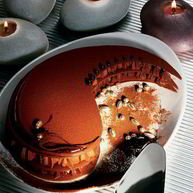 Рецепт Шоколадного безе с пряным кремом