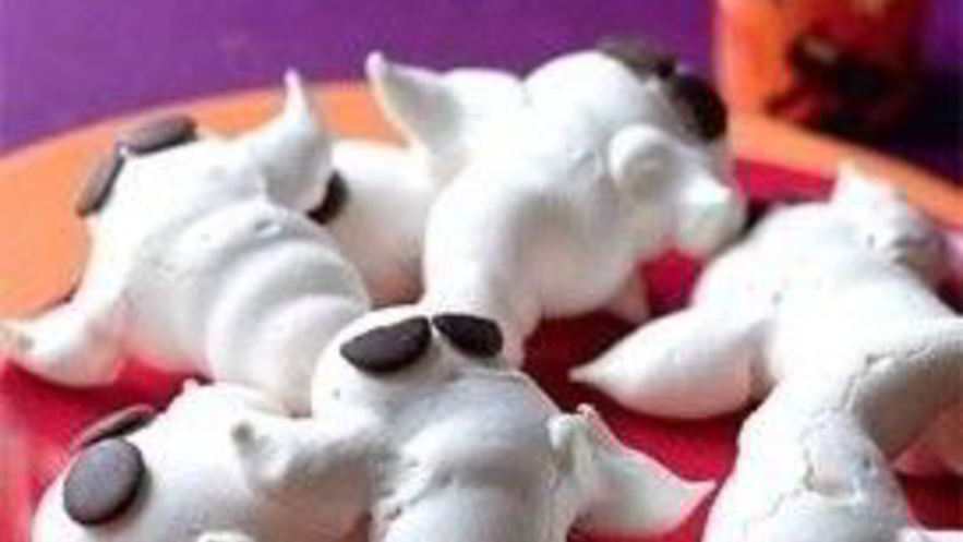 Рецепт сладких привидений из безе