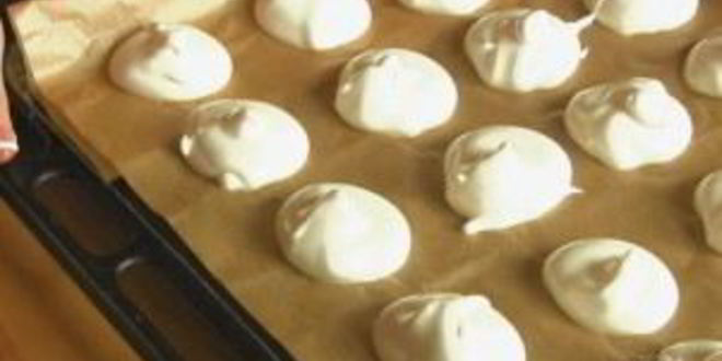 Рецепт торта-безе со сгущенкой