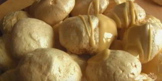 Рецепт торта-безе со сгущенкой