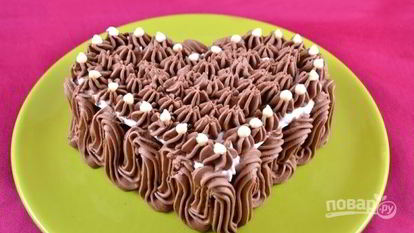 Рецепт Тортика Безе в шоколаде