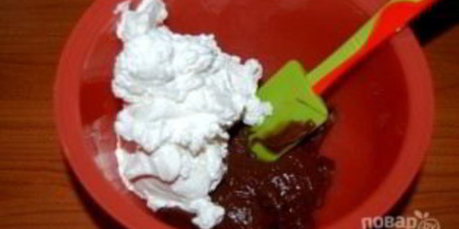 Рецепт тортика безе в шоколаде