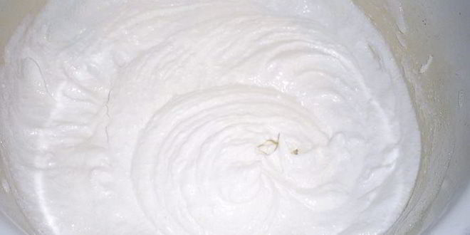 Рецепт заварного кокосового безе