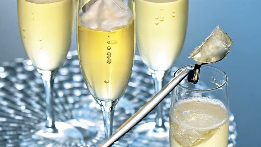 Рецепт десерта из шампанского
