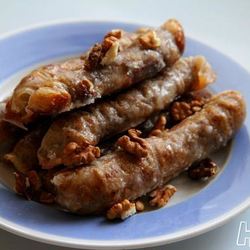 Рецепт Десерта Ореховые сигаретки