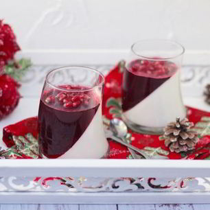 Рецепт Гранатовой панны котта