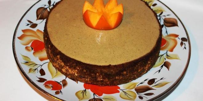 Рецепт чизкейка халва-хурма