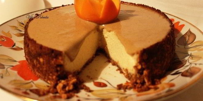 Рецепт чизкейка халва-хурма