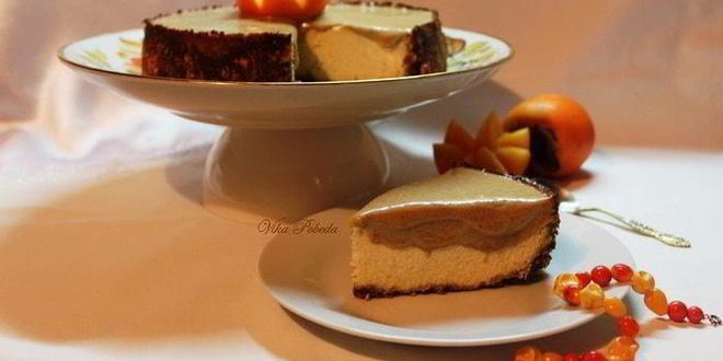 Рецепт чизкейка халва-хурма