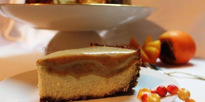 Рецепт чизкейка халва-хурма