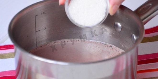 Рецепт горячего шоколада с халвой