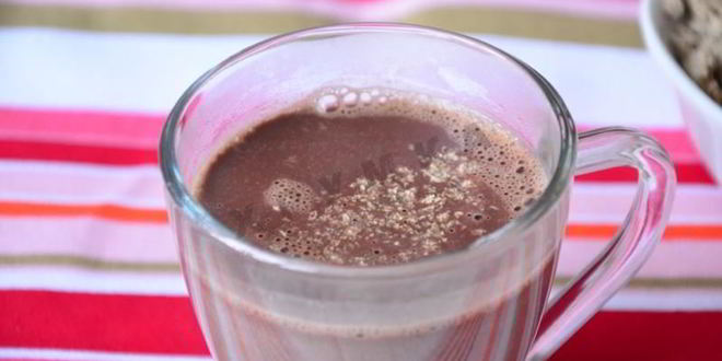 Рецепт горячего шоколада с халвой