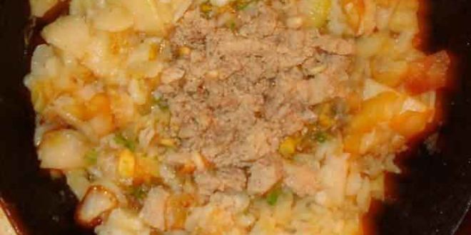 Рецепт картошки с халвой