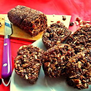 Рецепт Халвы шоколадной с отрубями и семечками