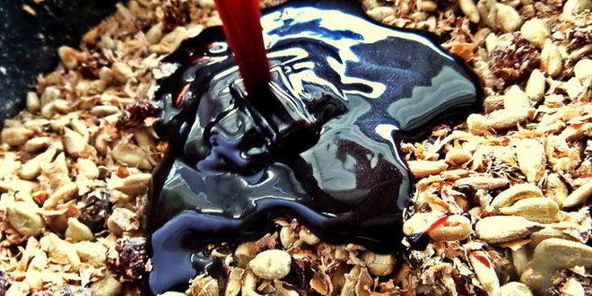 Рецепт халвы шоколадной с отрубями и семечками