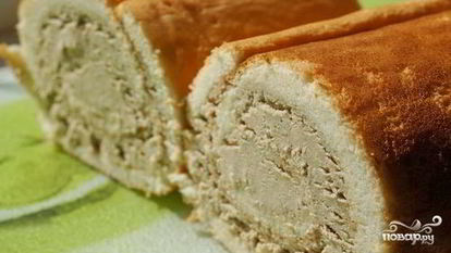Рецепт Рулета из халвы