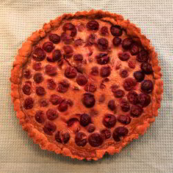 Рецепт Клафути с вишней без глютена