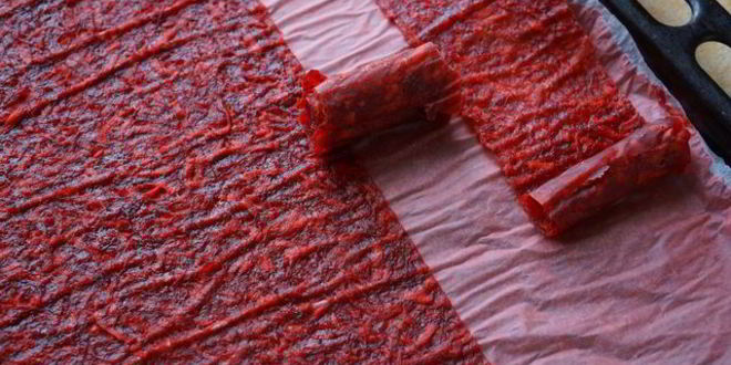 Рецепт конфет фруктовый ролл