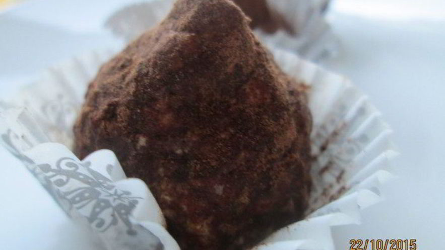 Рецепт творожных конфет с тыквой и хурмой