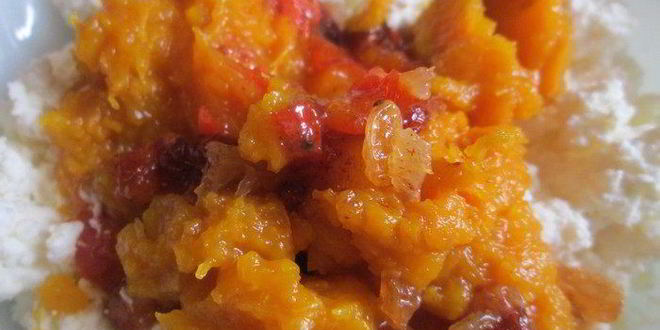 Рецепт творожных конфет с тыквой и хурмой