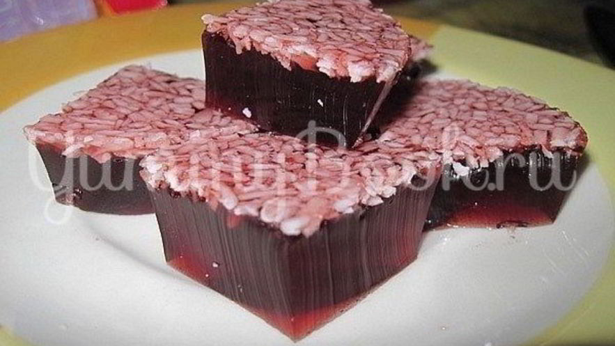 Рецепт желейных вишневых конфет