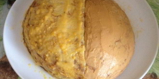 Рецепт блинного тортика с кремом из апельсинов и сгущенки