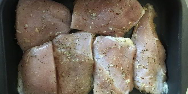 Рецепт грудки индейки со шпинатом и крем-чизом