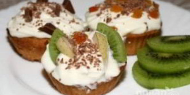 Рецепт корзиночек с кремом