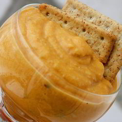 Рецепт Крема-пюре из запеченых тыквы, айвы и яблока