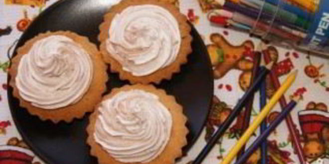 Рецепт песочных корзиночек с белковым кремом