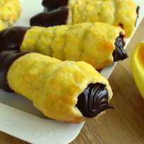 Рецепт Рожек с шоколадным кремом