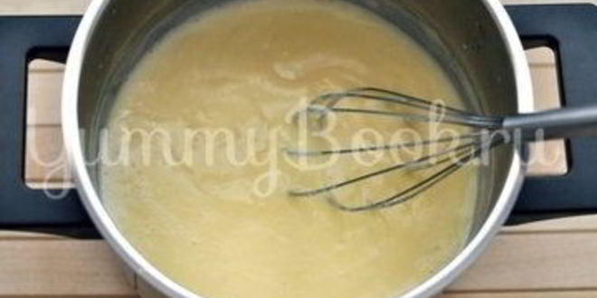 Рецепт слойки с заварным кремом и вишней