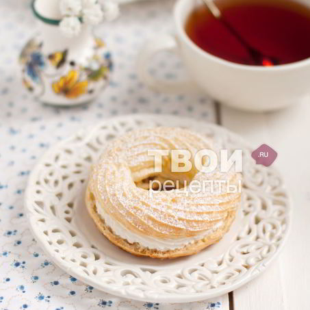 Рецепт Заварных колечек с творожным кремом