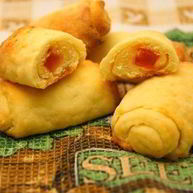 Рецепт Творожных трубочек с мармеладом