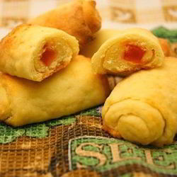 Рецепт Творожных трубочек с мармеладом