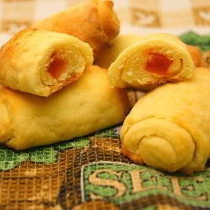 Рецепт Творожных трубочек с мармеладом