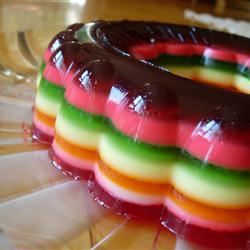 Рецепт Многослойного желе Радуга