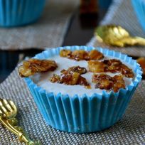 Рецепт Бананового мороженого с овсяным грильяжем