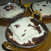 Рецепт Десерта из мороженого, бананов и шоколада