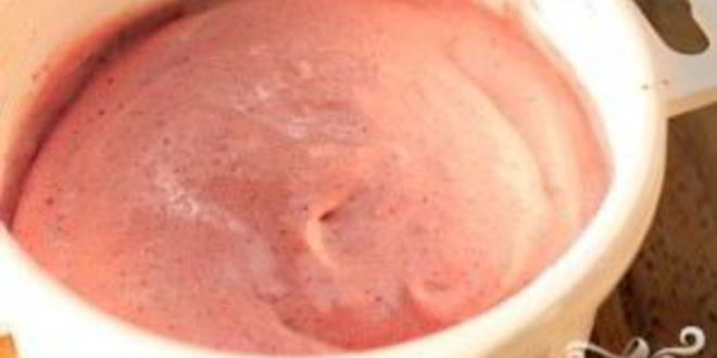 Рецепт десерта клубничное мороженое