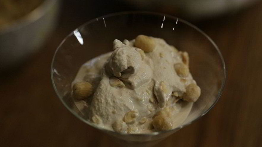 Рецепт кофейно-орехового мороженое