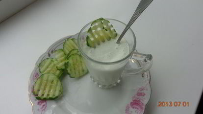 Рецепт Огуречного мороженого