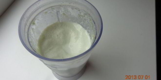 Рецепт огуречного мороженого