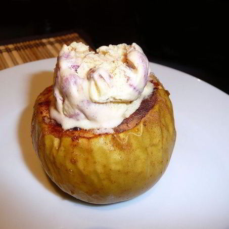 Рецепт Печеных яблок с пломбиром