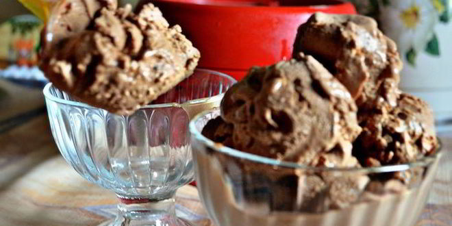 Рецепт шоколадного мороженого с красным перцем