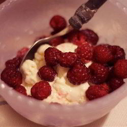 Рецепт Ванильного мороженого с фруктозой